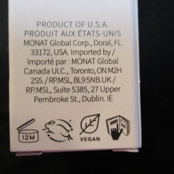 Monat Rejuveniqe Lip Gloss Oil NWT - Picture 5 of 9